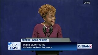 Karine Jean-Pierre Says She's "Assuming" Biden Will Be Updated On Debt Limit Negotiations