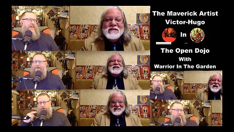 Behind The Scenes Warrior In The Garden Welcomes The Maverick Artist Victor Hugo Into The Open Dojo