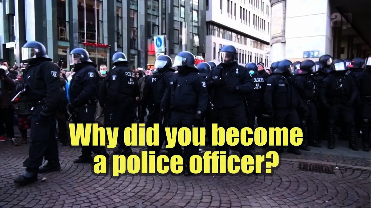 Why did you become a police officer?