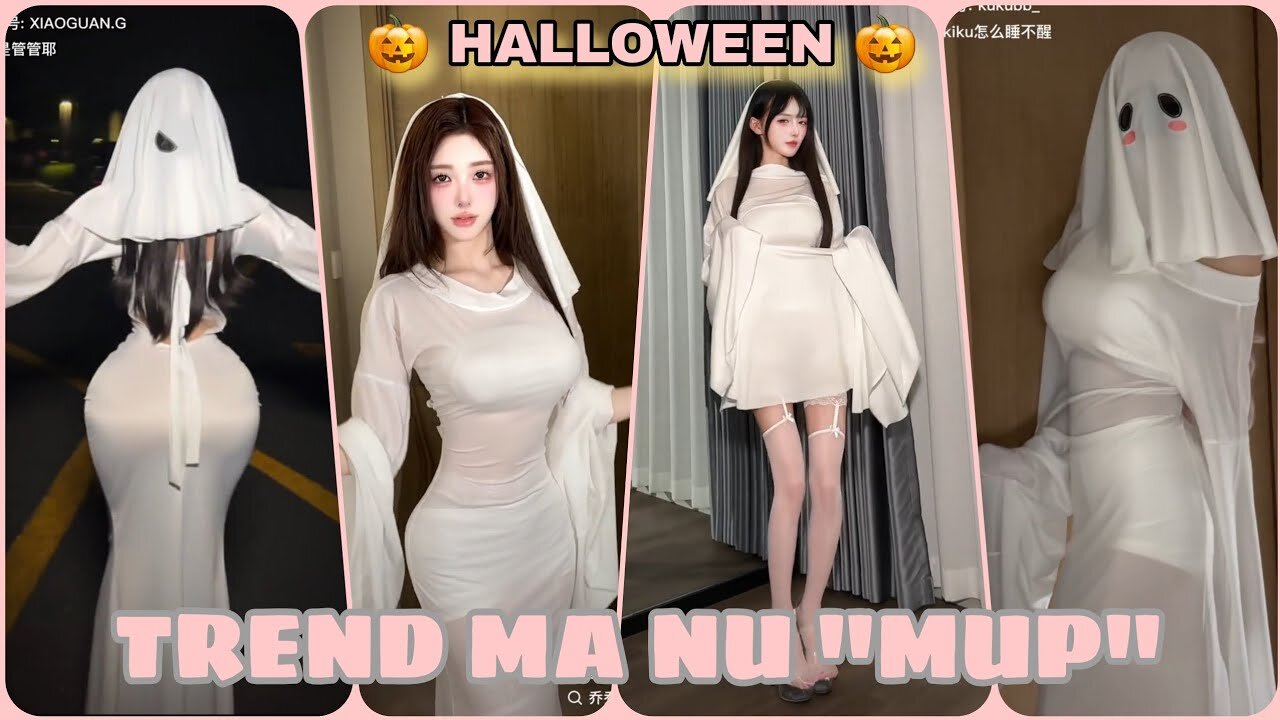 TREND DOUYIN Trend halloween cosplay ma nữ siêu HOT