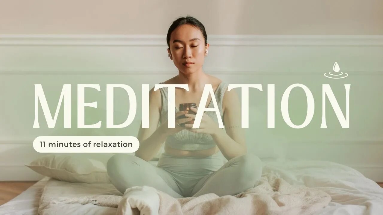 Meditate with Me: 11 Minutes of Blissful Alpha Waves 🧘‍♂️ |stress relief | anxiety meditation