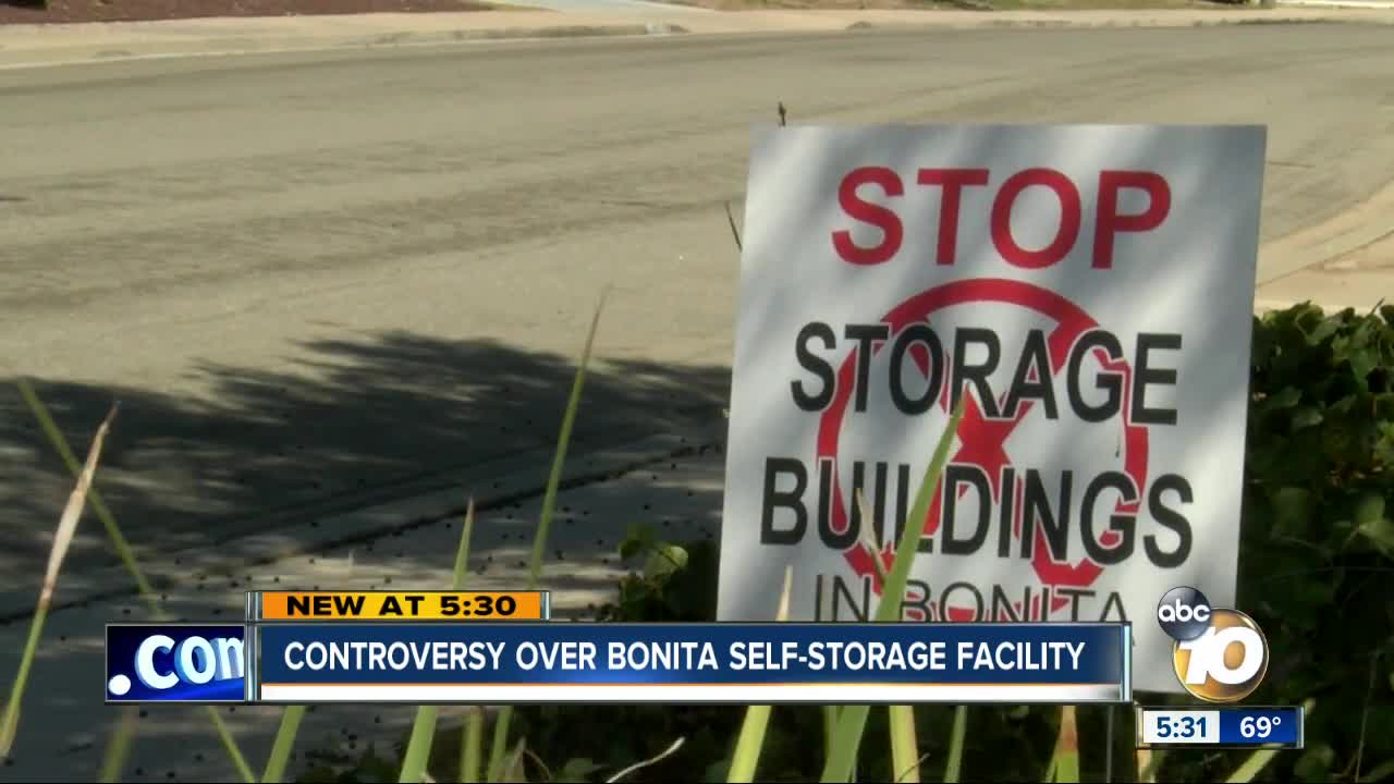 Controversy over Bonita self-storage facility