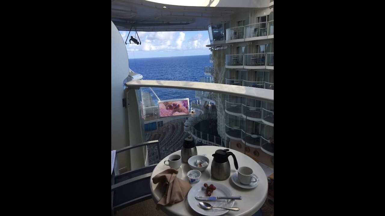 Broad walk stateroom view,Oasis of the seas