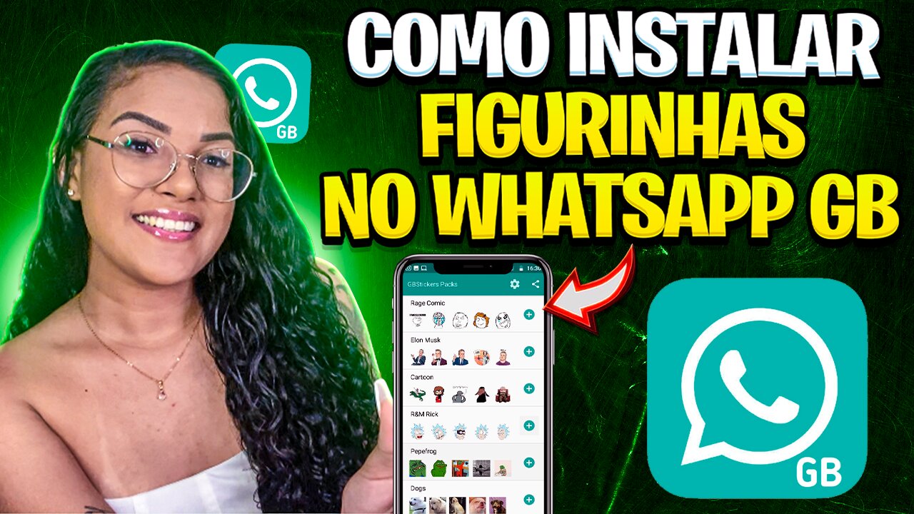 Como adicionar FIGURINHAS NO WHATSAPP GB (Método atualizado 2022)