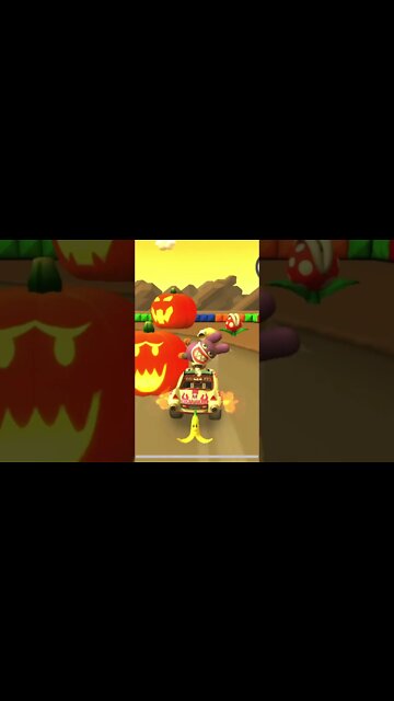Mario Kart Tour - Can You Hit A Pumpkin With A Banana? Get Green Token?