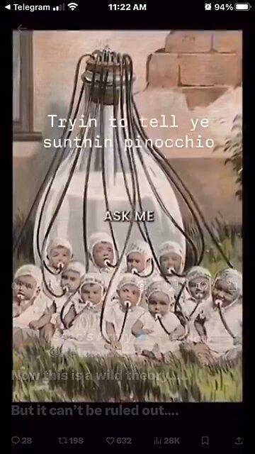 Now this is a wild theory….. But it can’t be ruled out….