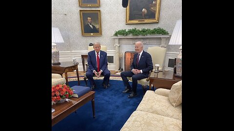 In a historic event, Trump revisits White House and holds a meeting with Biden in the Oval Office