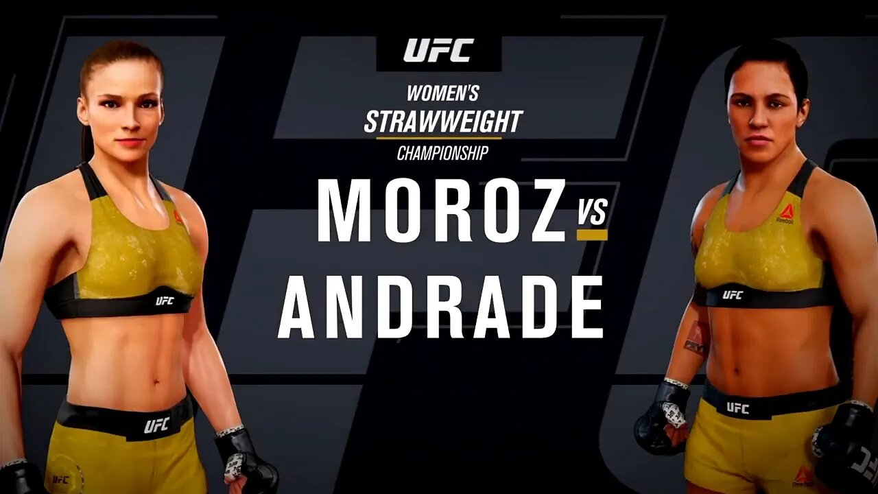 EA Sports UFC 3 Gameplay Jessica Andrade vs Maryna Moroz