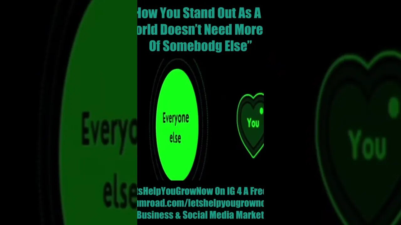 “The World Doesn’t Need More Copies Of Somebody Else”