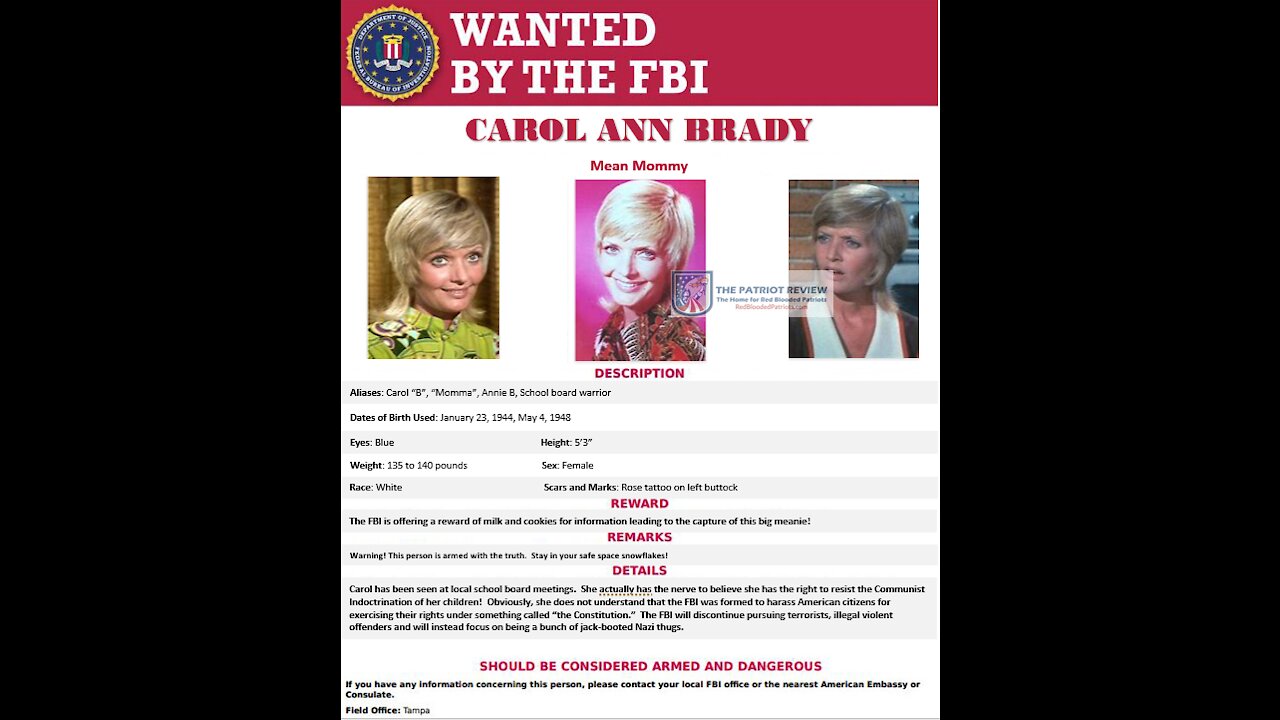 FBI Most Wanted - Carol Ann Brady