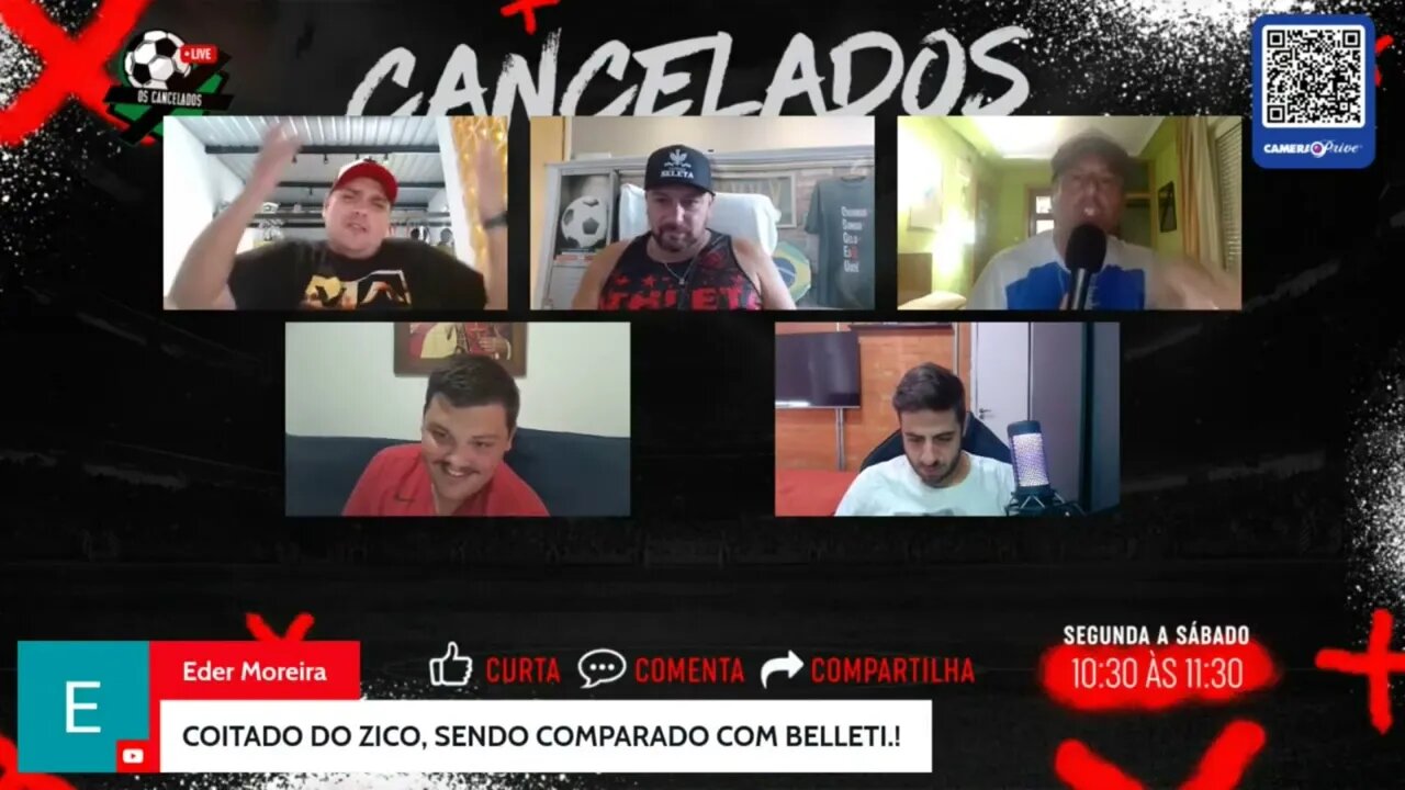 Os Cancelados 13/04/23 - Zico ou Belletti, quem foi melhor? Mais uma polêmica do Baran?