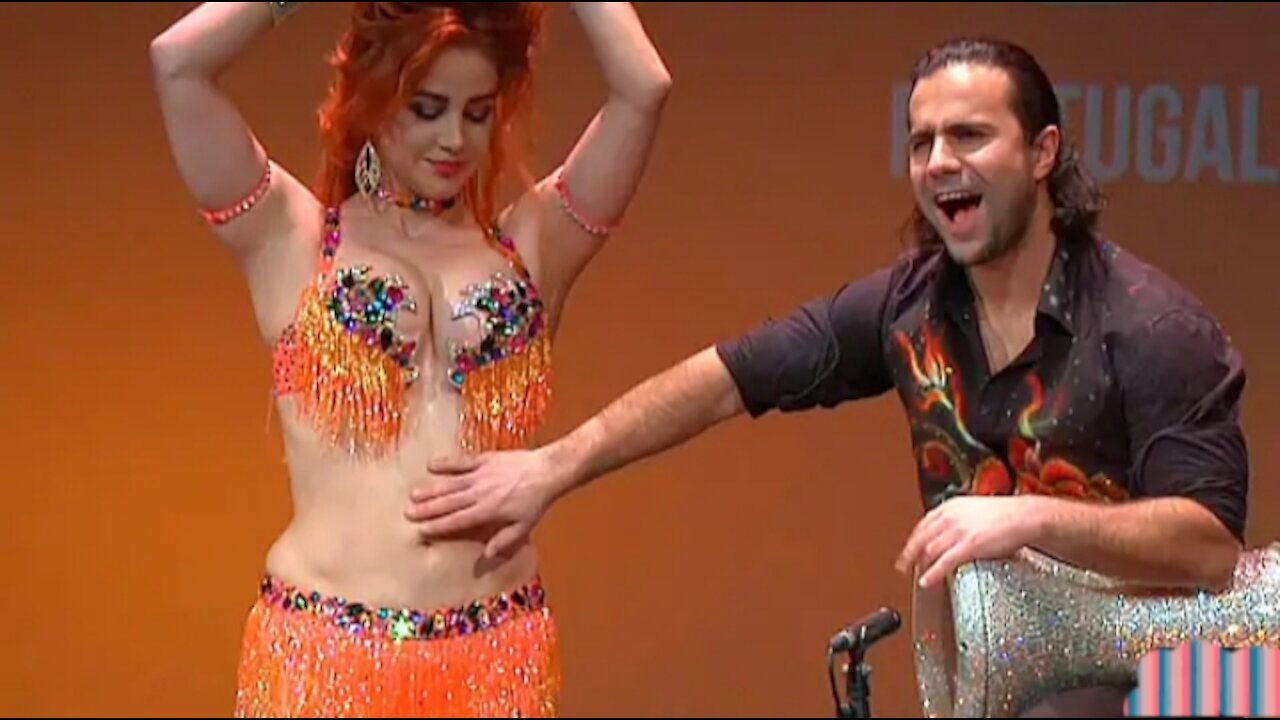 Oxana bazaeva and Artem Uzunov Belly Dance Drums || Darbuka Tabla Solo