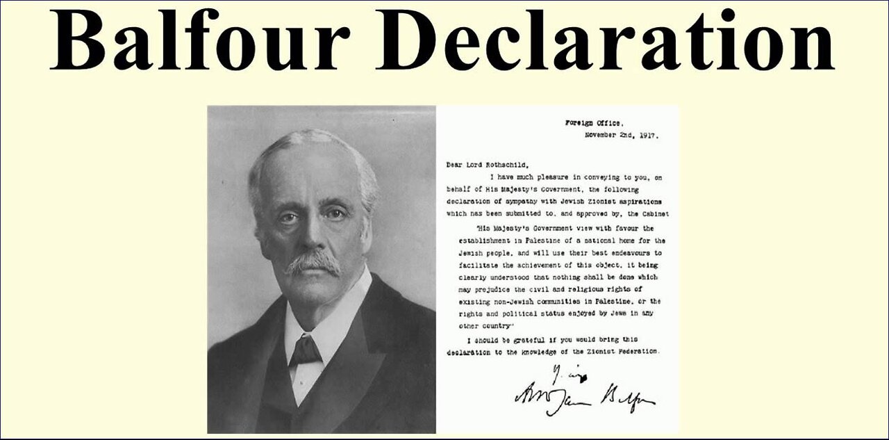 Balfour Declaration: Is the Rothschild Estate liable >Broken Agreement concerning Palestine ?