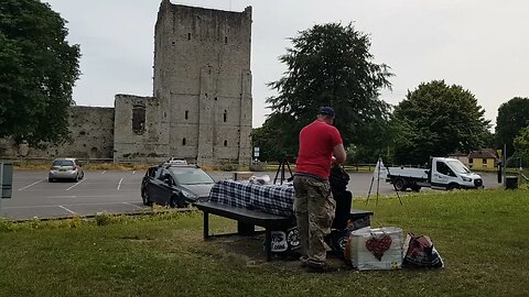 Setting up to film blooper 28th June 2023