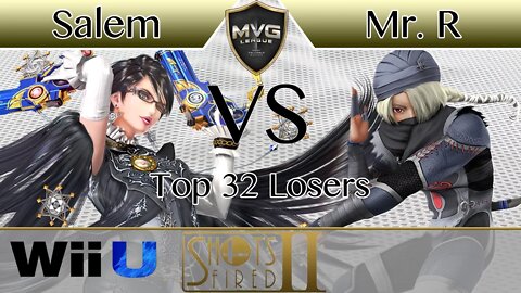 CT|Salem (Bayonetta) vs. LLL|Mr. R (Sheik) - Top 32 Losers - Shots Fired 2