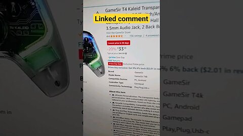 gamesir t4 kaleid primeday deal #gaming #amazonprimeday #procontroller