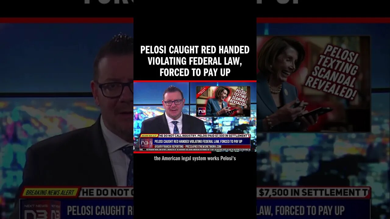 Pelosi Caught Red Handed Violating Federal Law, Forced To Pay Up