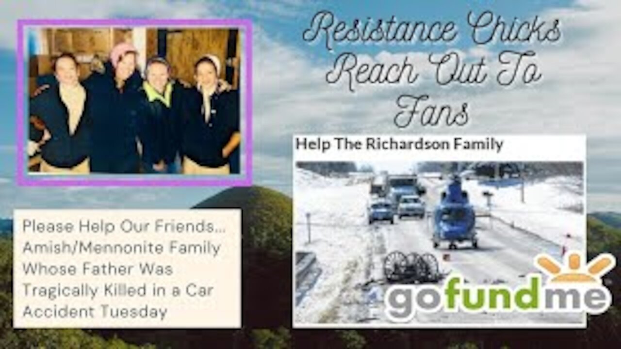 Amish/Mennonite Farmer Killed In Buggy Accident- Ohio... Resistance Chicks Ask For Help