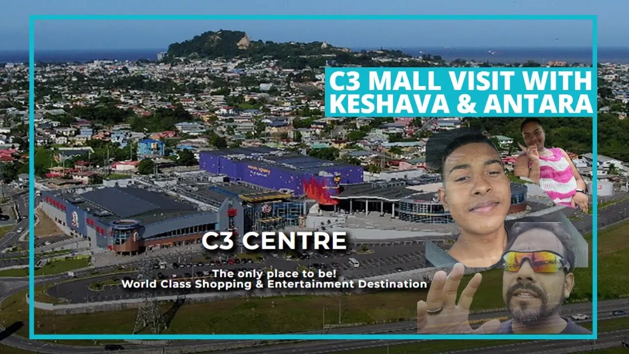 Watch Keshava and Antara's reactions to C3 Mall San Fernando Trinidad West Indies