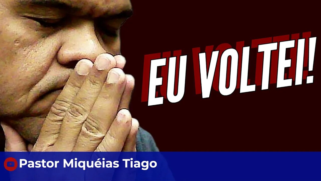 🔴LIVE #ep211 - Voltei - Pr Miquéias TIago