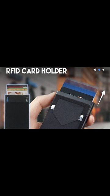 Pop up Wallet – RFID Blocking Credit Card Holder