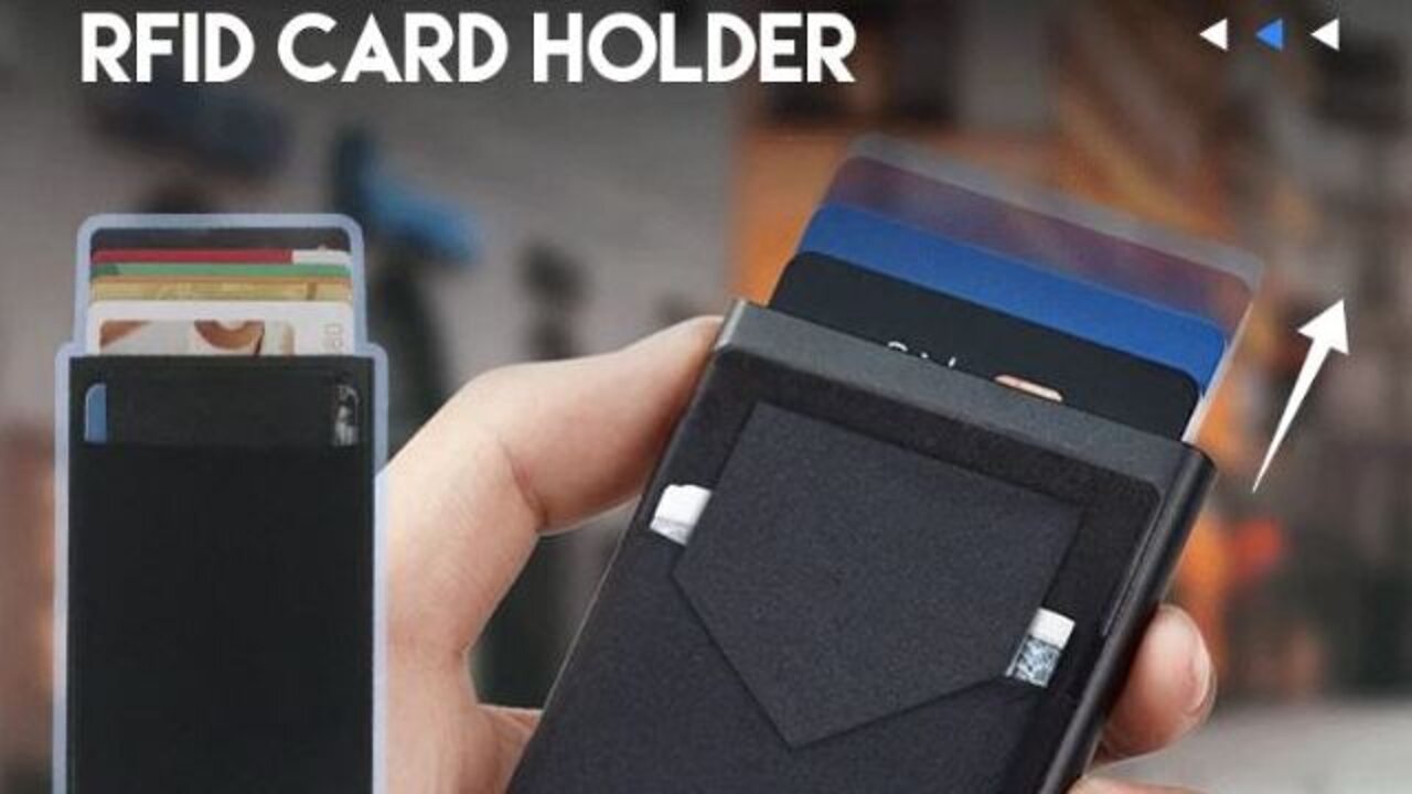 Pop up Wallet – RFID Blocking Credit Card Holder