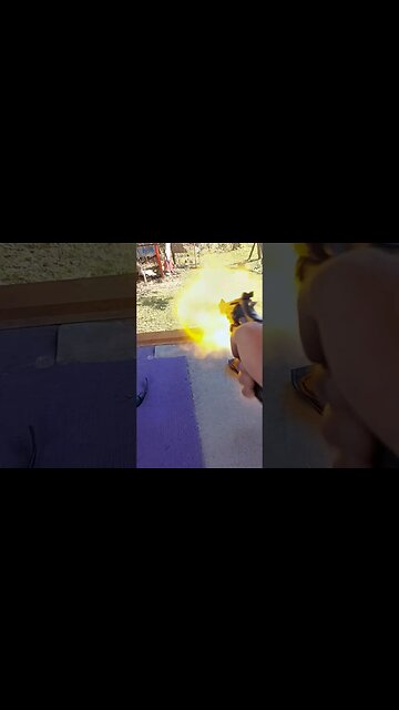 .357 Breathes Fire in SLO-MO 🔥🔥🔥 #shorts #viral #whoteewho