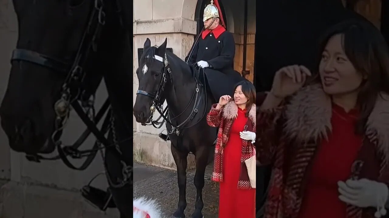 SCAREING THE TOURIST'S #horseguardsparade