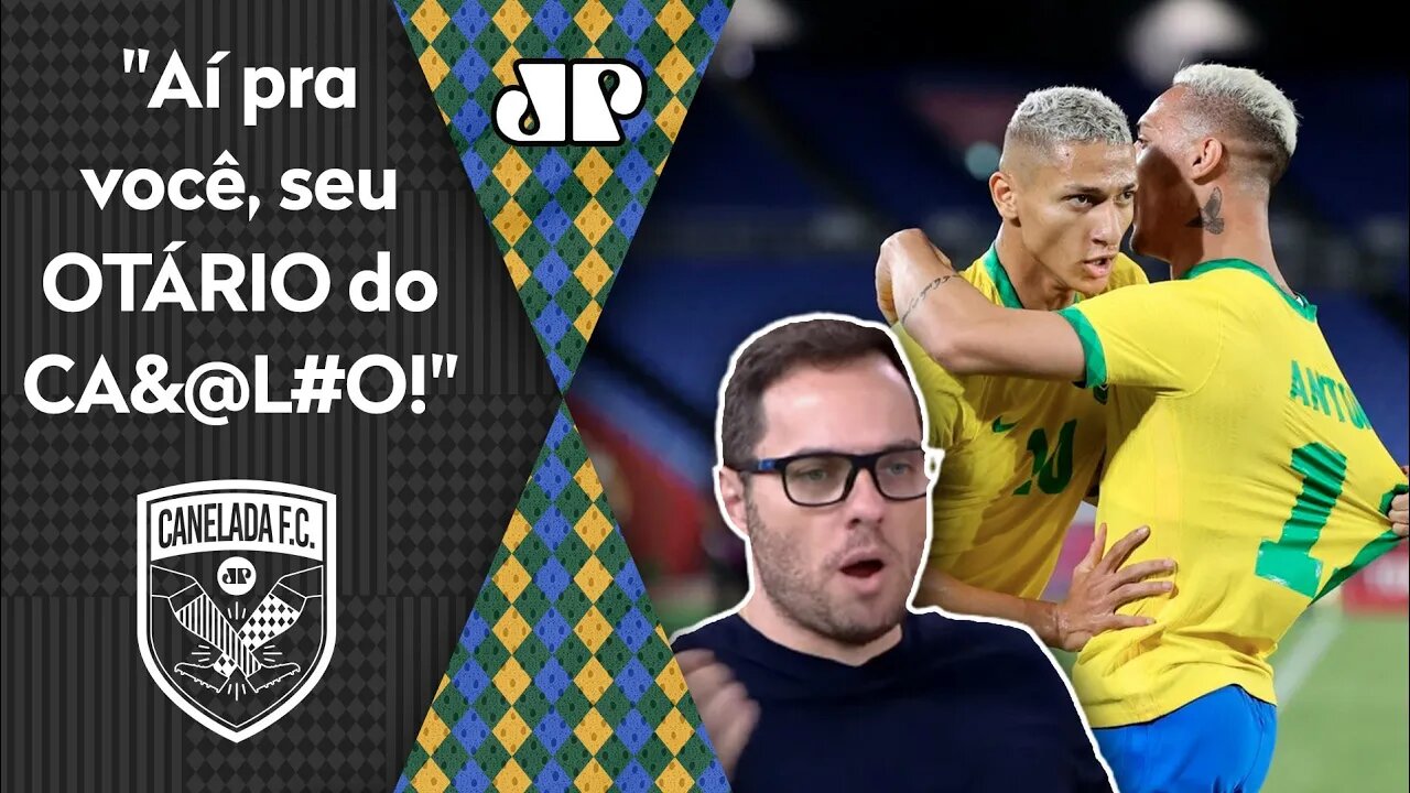 TRETA! Jogador da Seleção chama repórter da Jovem Pan de "OTÁRIO" e é REBATIDO!