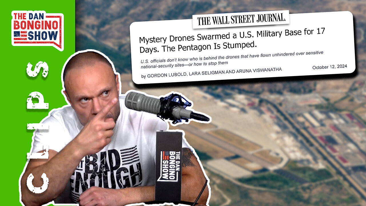 There are DRONES Above Our Military Bases... Is it CHINA?