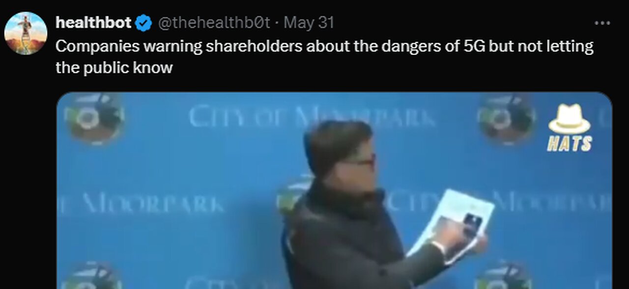 Companies warning shareholders about the dangers of 5G but not letting the public know