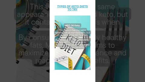 Keto Diet Variant - MCT Oil Keto.