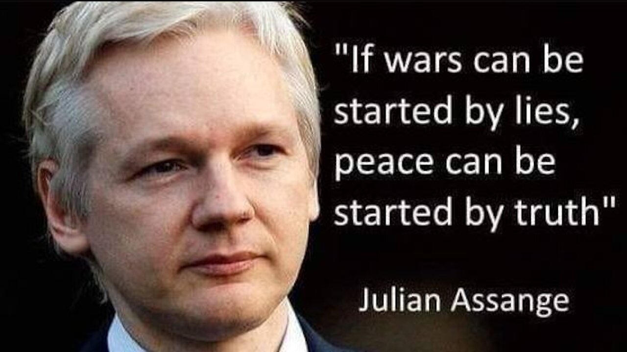 Assange: 'If wars can be started by lies, peace can be started by truth.' [Chinese subtitle] 阿桑奇：「如果戰爭可以由謊言開始，那麼和平就可以由真相開始」