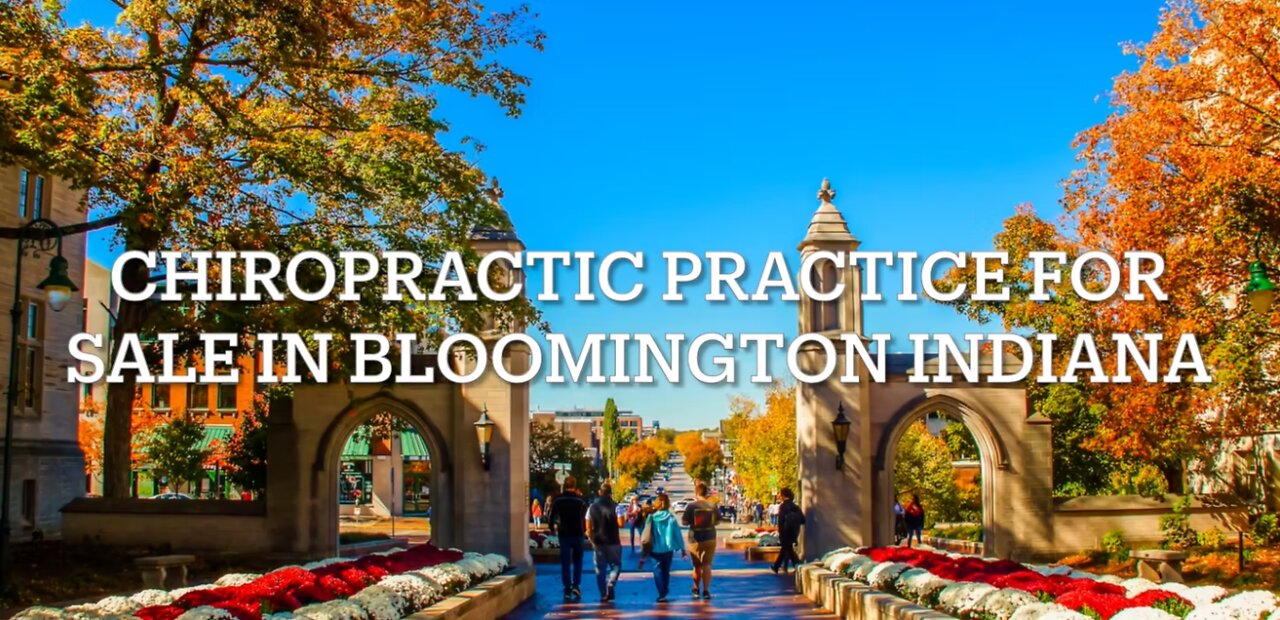 Chiropractic Practice for Sale in Bloomington Indiana