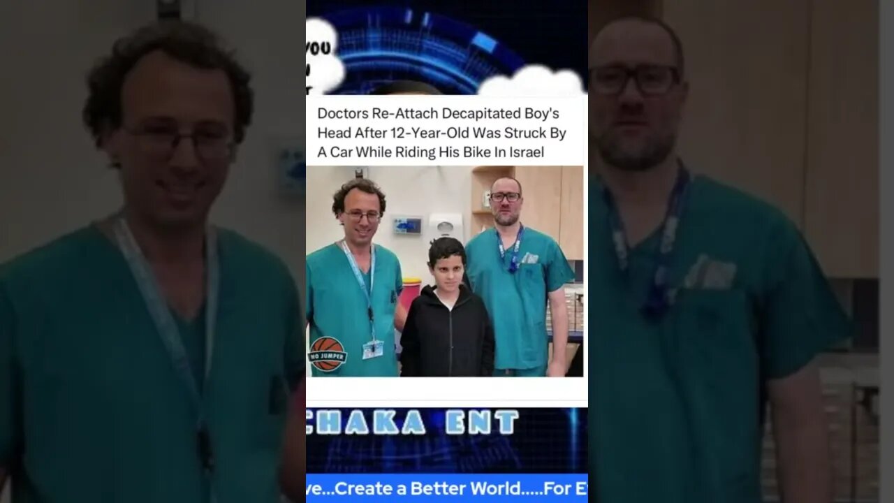 Boy loses his head in a car accident and doctors saved him