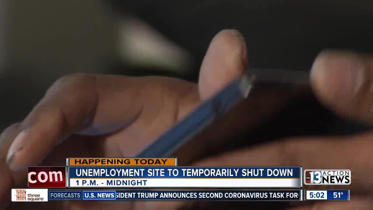 Nevada's unemployment site down for maintenance on Saturday