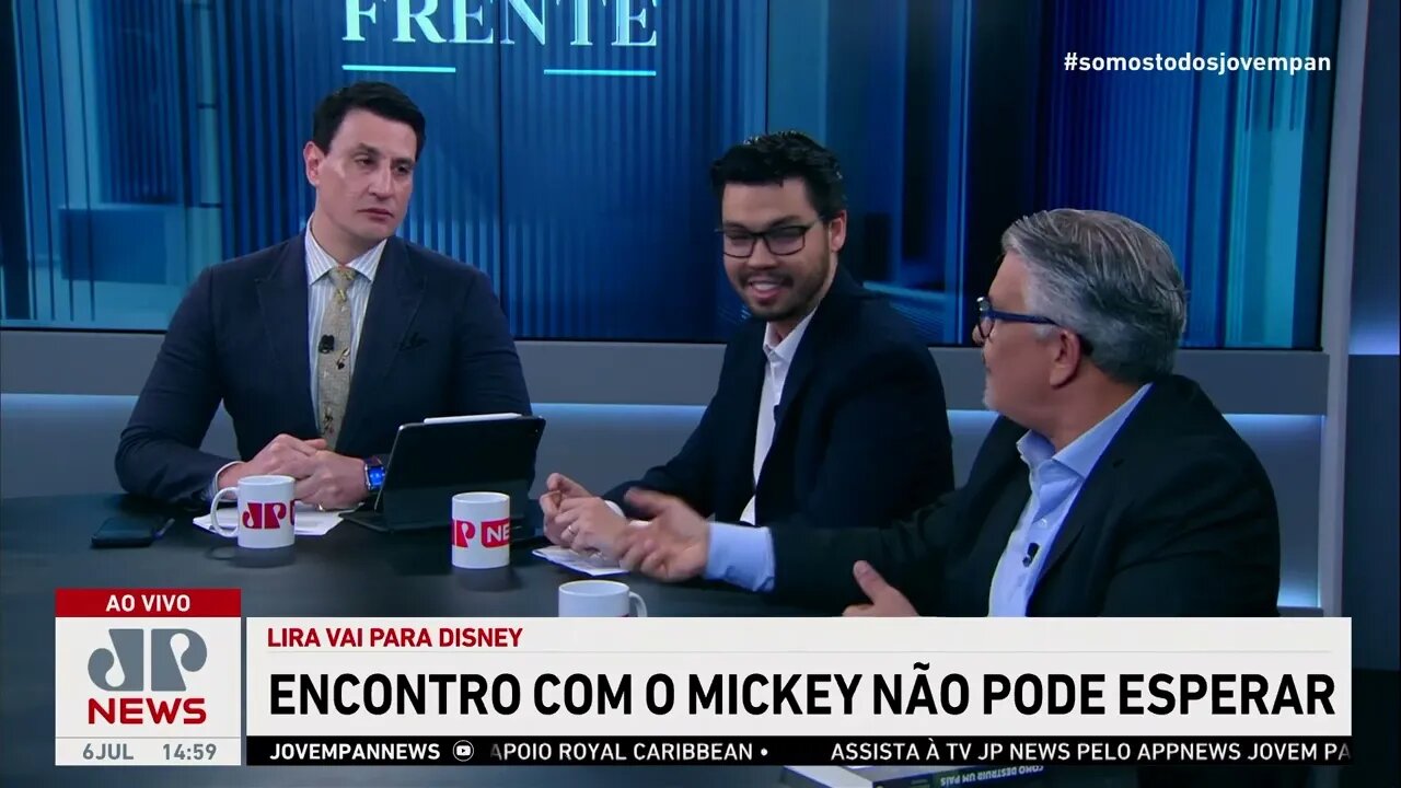 Pressa para votar reforma tributária? Lira tem viagem ‘inadiável’ para Disney | LINHA DE FRENTE