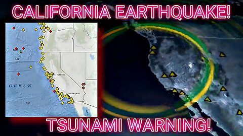 Tsunami Warning UPDATE 🌊 Rare Tsunami Warning for Northern California & Oregon