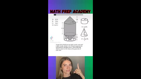 Can you find the VOLUME?! #sat #satreview #math