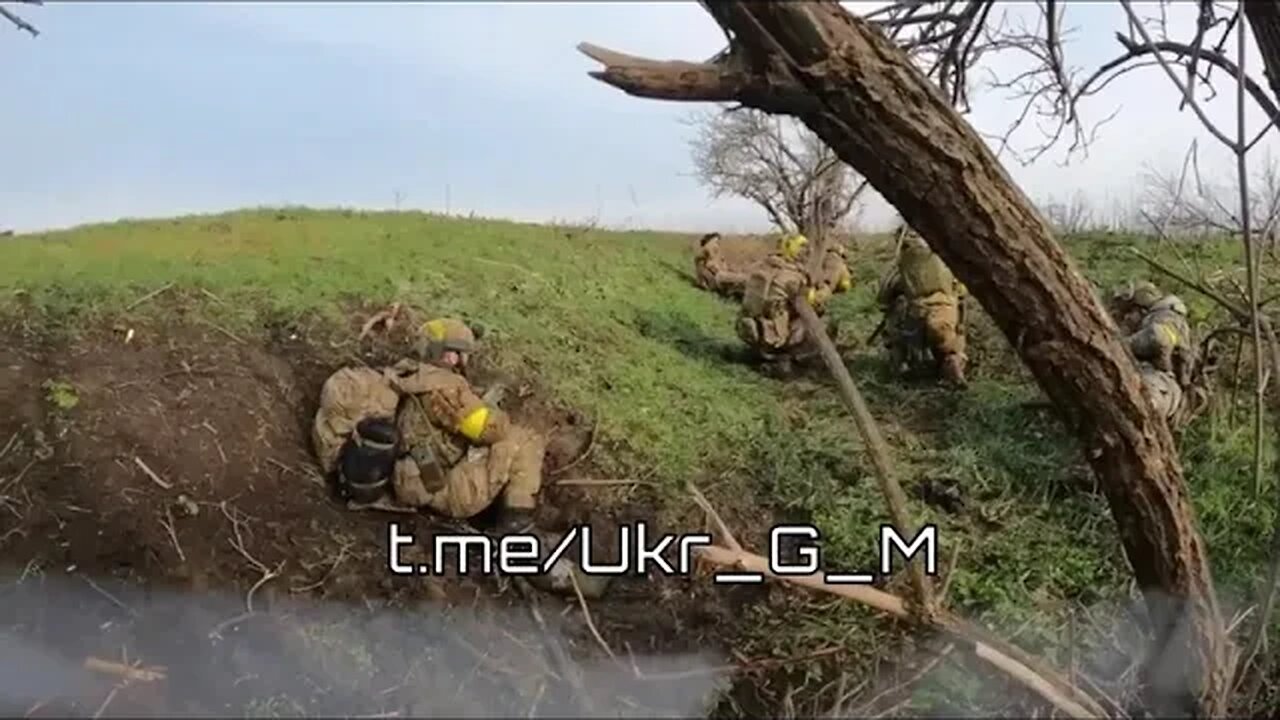 Ukrainian soldiers hit by arrival