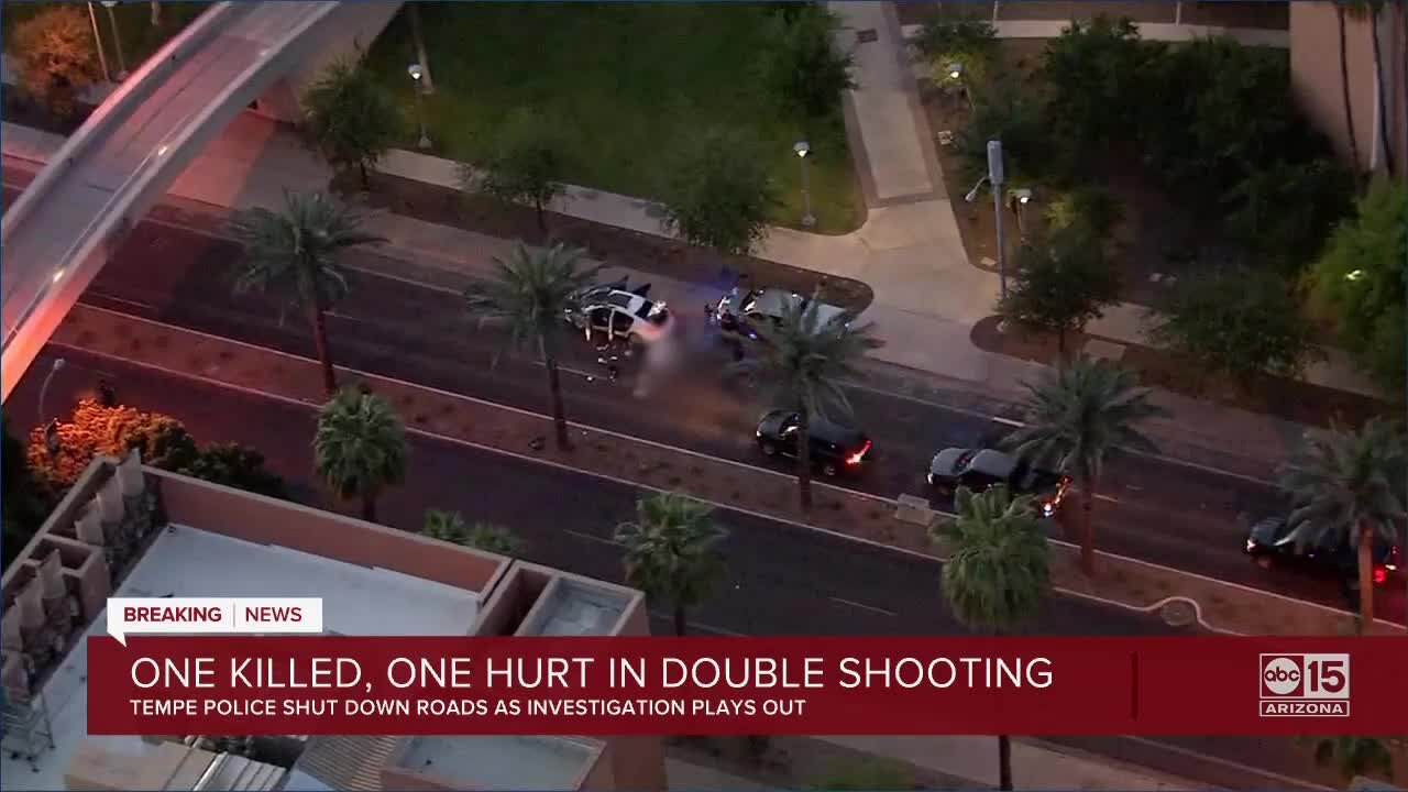 One killed, one hurt in double shooting in Tempe