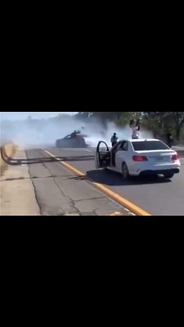 A Carload Full Of Men Waving Palestinian Flags Shut Down Long Island Expressway To Do Donuts