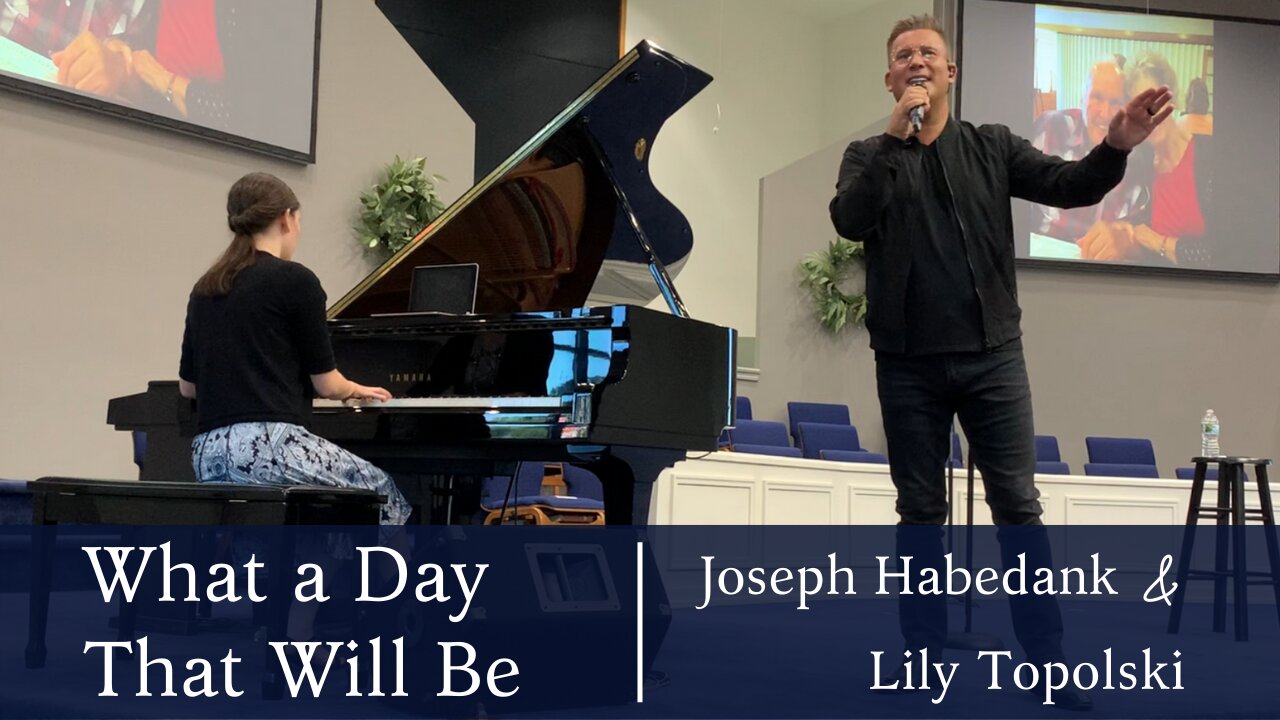 Joseph Habedank & Lily Topolski - What a Day That Will Be (Live)