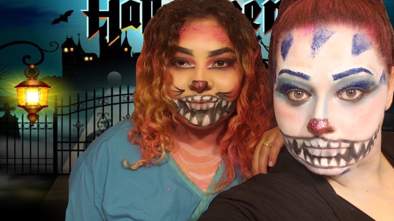 Cheshire Cat Halloween makeup tutorial