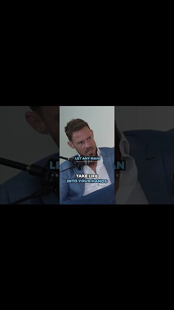 You HAVE to take life into your own hands ..