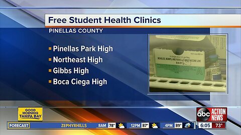 No-cost health clinics offered for kids this summer