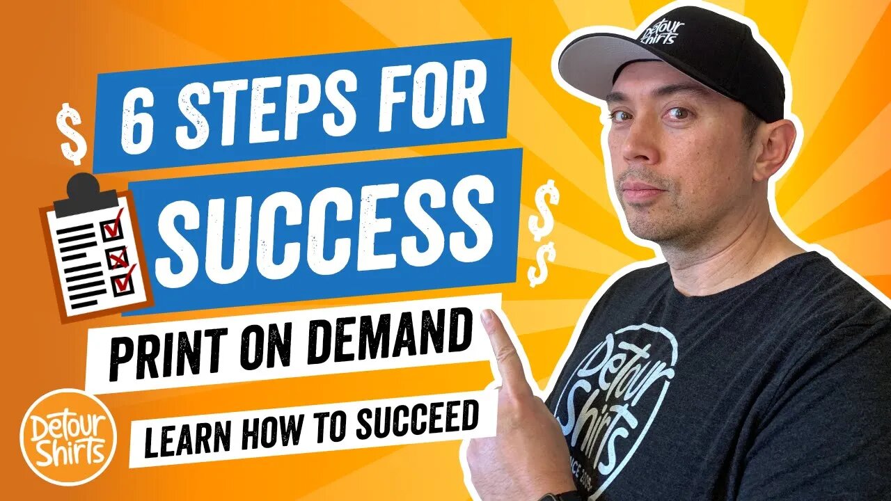 How To Be Successful with Print on Demand - A Beginners Guide. Follow These Steps & Avoid Mistakes!