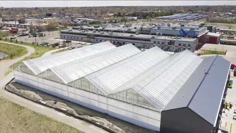 New greenhouse next to Stanley Marketplace