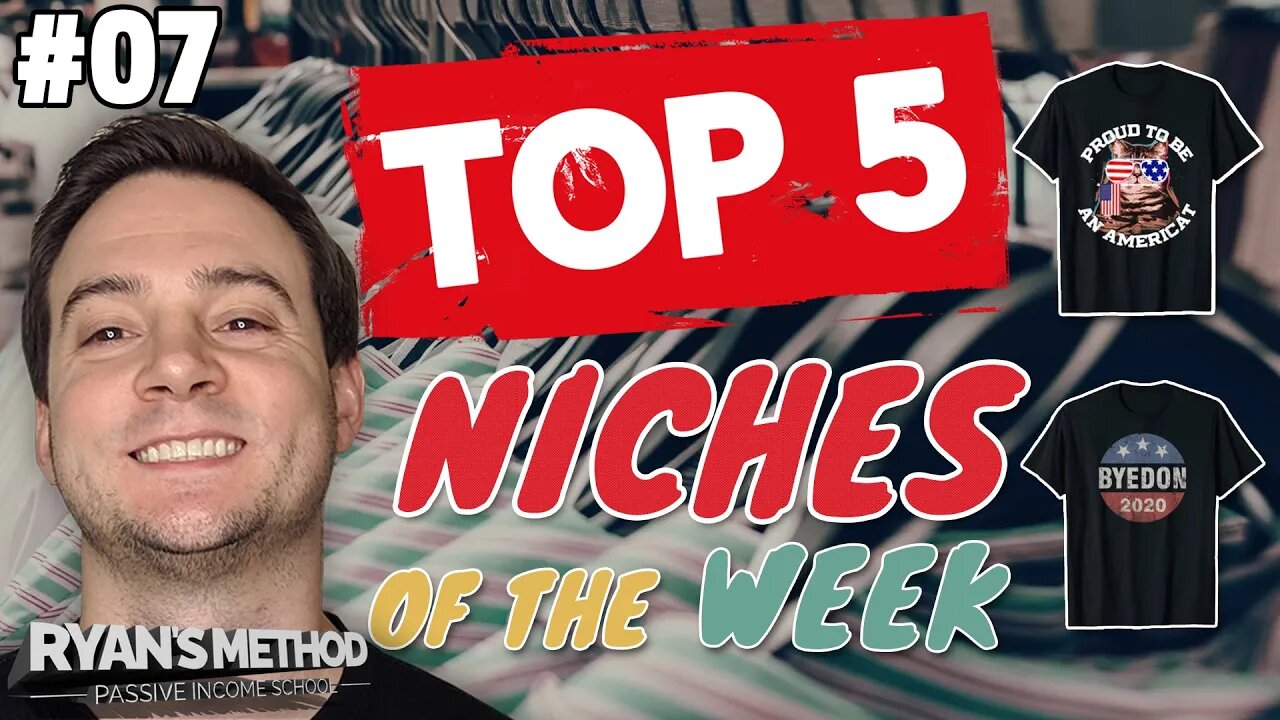 TOP 5 NICHES 🔥 Print on Demand Niche Research #7 — (6/28/2020)