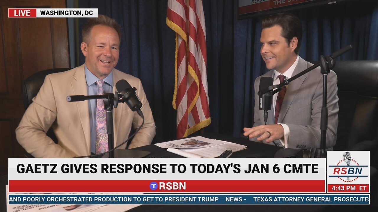 Matt Gaetz Sounds Off on Guns, Abortion, Jan 6, and our Military! LIVE from Washington, D.C. 6/23/22